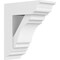 Ekena Millwork Standard Olympic Architectural Grade PVC Bracket with Traditional Ends, 5"W x 12"D x 14"H BKTP05X12X14OLY01 - alternate 1